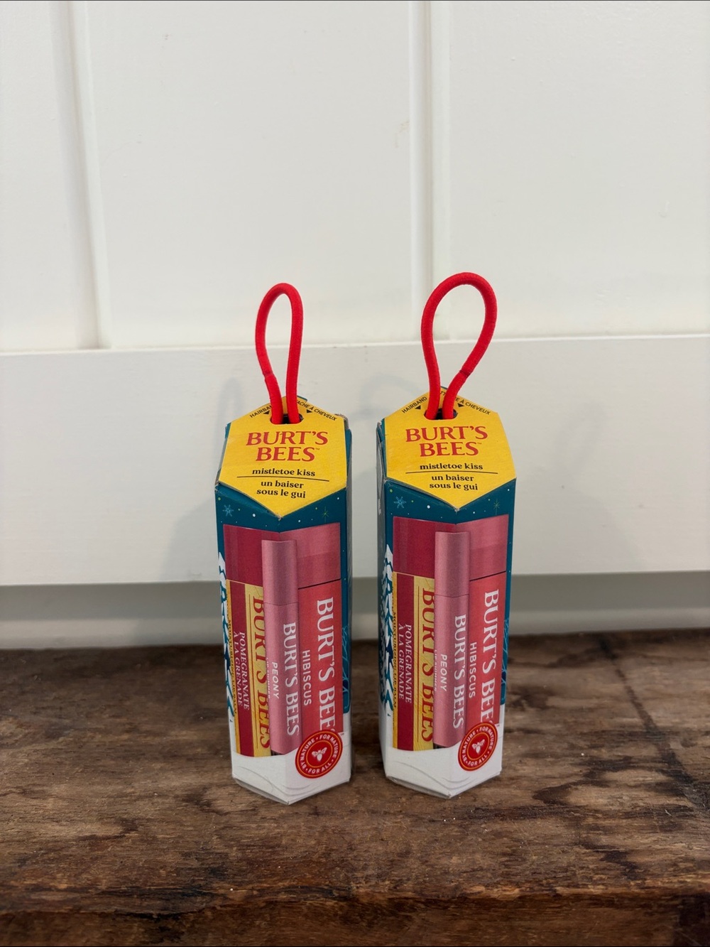 Burt's Bees Holiday Lip Balm Trio - Red & Pink Shades